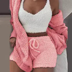 Womens Fuzzy Lounge Suit
