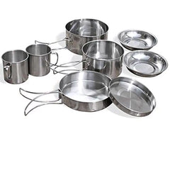 Camping Stainless Steel Cooking Set