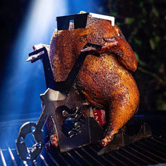 Chicken Motorcycle Barbeque Steel Rack