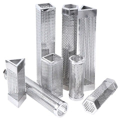 BBQ Stainless Steel  Perforated Mesh Smoker Tube