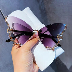 Diamond Butterfly Sunglasses