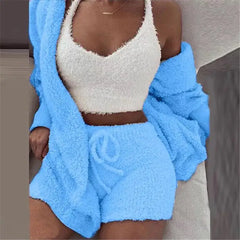 Womens Fuzzy Lounge Suit