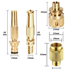 High Pressure Adjustable Gardening Spray Nozzle