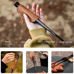 Outdoor Cooking Tongs Stainless Steel