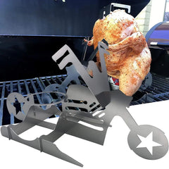 Chicken Motorcycle Barbeque Steel Rack