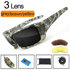 NEWBOLER Fishing Sunglasses: Polarized Lens Camouflage Frame