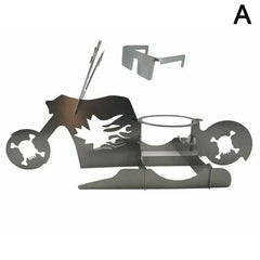 Chicken Motorcycle Barbeque Steel Rack